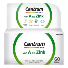 CENTRUM A-cink tablete, 60 kos