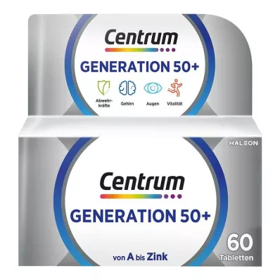 CENTRUM Tablete generacije 50+, 60 kom CENTRUM Tablete generacije 50+, 60 kom