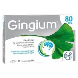 GINGIUM 80 mg filmsko obložene tablete, 30 kom