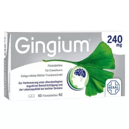 GINGIUM 240 mg filmsko obložene tablete, 60 kos
