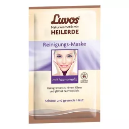 LUVOS Čistilna maska z zdravilno glino Naravna kozmetika, 2X7,5 ml