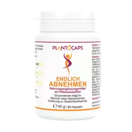PLANTOCAPS Kapsule Finally Lose Weight, 60 kos