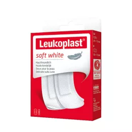 LEUKOPLAST nežno bela Str.19x72mm 12St/38x72mm 8St, 20St
