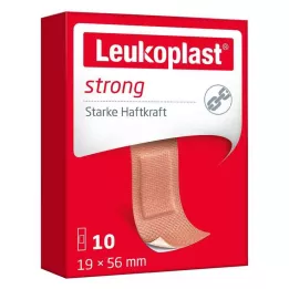 LEUKOPLAST močni trakovi 19x56 mm, 10 kos