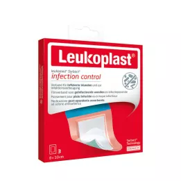LEUKOPLAST Leukomed Sorbact sterilni 8x10 cm, 3 kos