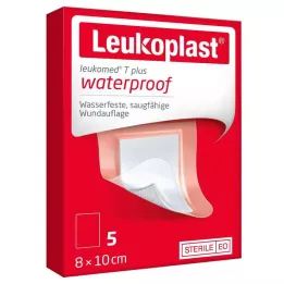 LEUKOPLAST Leukomed T Plus sterilni 8x10 cm, 5 kos