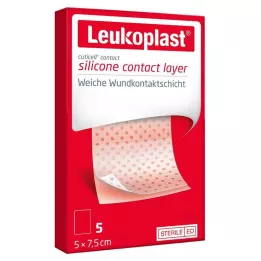 LEUKOPLAST Cuticell Contact sterilen 5x7,5 cm, 5 kos