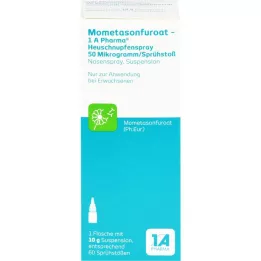 MOMETASONFUROAT-1A Ph.Razpršilo proti senenemu nahodu 50 μg/vbrizganje, 10 g