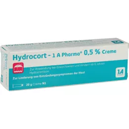 HYDROCORT-1A Pharma 0,5 % krema, 20 g