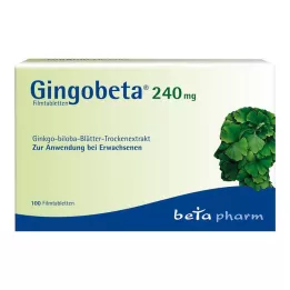 GINGOBETA 240 mg filmsko obložene tablete, 100 kos
