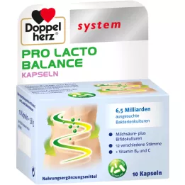 DOPPELHERZ Pro Lacto Balance system kapsule, 10 kos