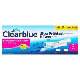 CLEARBLUE Test za zgodnje odkrivanje nosečnosti, 2 kom