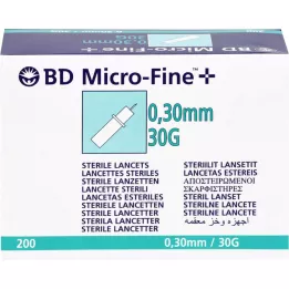 BD MICRO-FINE+ lancete 30 G 0,30 mm, 200 kos