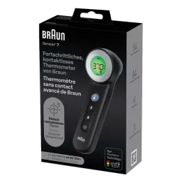 BRAUN BERÜHRUNGSFREI+Čelna termoma.AgePrecis.črna, 1 kos