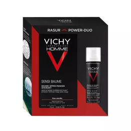VICHY HOMME Britje &amp; balzam za občutljivo kožo x-mas Coffret, 1 str