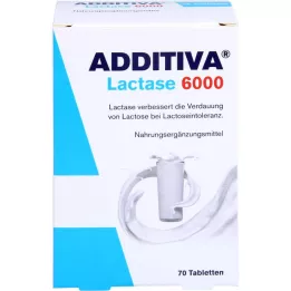 ADDITIVA Laktaza 6000 tablete, 70 kos