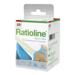 Športni trak Ratioline 5 cmx5 m turkizen, 1 kos