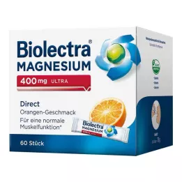BIOLECTRA Magnezij 400 mg ultra Direct Orange, 60 kos