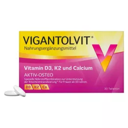VIGANTOLVIT Vitamin D3 K2 Kalcij filmsko obložene tablete, 30 kom