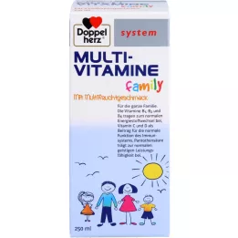 DOPPELHERZ Multi-Vitamins tekoči družinski sistem, 250 ml