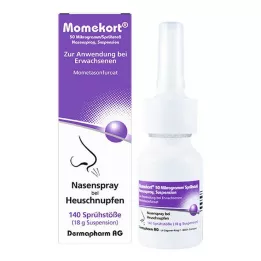 MOMEKORT 50 μg/vpih pršilo za nos suspenzija 140 odraslih, 18 g
