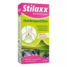 STILAXX Pastile proti kašlju islandski lišaj, 28 kom