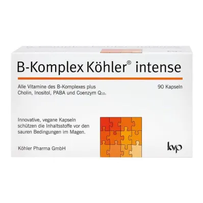 B-complex Köhler intense kapsule, 90 kos B-complex Köhler intense kapsule, 90 kos