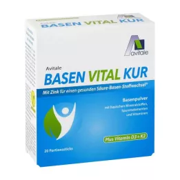 BASEN VITAL KUR plus vitamin D3+K2 v prahu, 20 kos