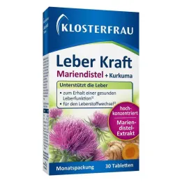 Klosterfrau tablete za moč jeter, 30 kos