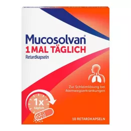 MUCOSOLVAN 1-krat dnevno kapsule s podaljšanim sproščanjem, 10 kosov
