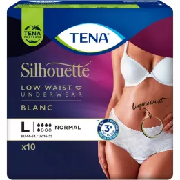 TENA SILHOUETTE normal L bel, 10 kom