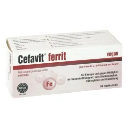 Cefavit feritne trde kapsule, 60 kos