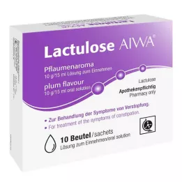 LACTULOSE AIWA Okus slive 10 g/15 ml raztopina za eno, 10X15 ml