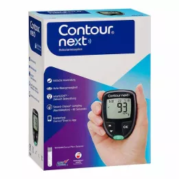 CONTOUR Naprej NEU Set merilnik glukoze v krvi mg/dl, 1 kos