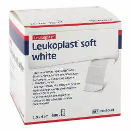 LEUKOPLAST mehki beli injekcijski obliži, 19x40 mm, 500 kos