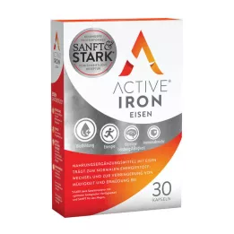 ACTIVE IRON Železove kapsule, 30 kos