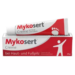 MYKOSERT Krema proti glivicam kože in stopal, 20 g