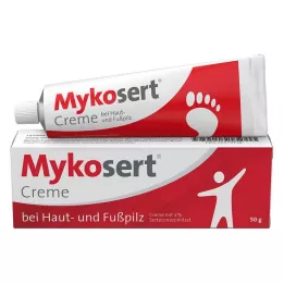 MYKOSERT Krema proti glivicam kože in stopal, 50 g
