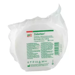 ZELLETTEN Brisi 4x5 cm zarobljeni v roli, 500 kos