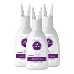 ELL-CRANELL 250 mikrogramov/ml raztopina za uporabo na glavi, 3x200 ml