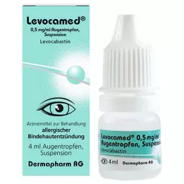 LEVOCAMED 0,5 mg/ml kapljice za oko suspenzija, 4 ml