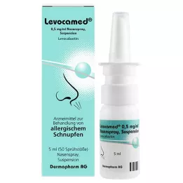 LEVOCAMED 0,5 mg/ml suspenzija pršila za nos, 5 ml