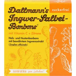 DALLMANNS Ingverjevi žajbljevi bonboni, 37 g