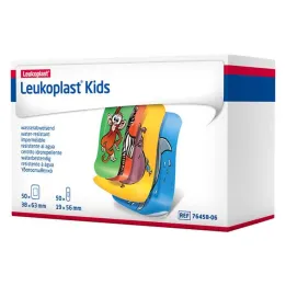Leukoplast otroški trakovi 38x63mm / 19x56mm po 50 kosov po 100 kosov