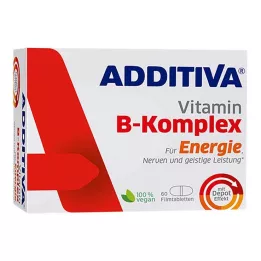 ADDITIVA Vitamin B kompleks filmsko obložene tablete, 60 kos