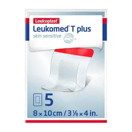 Leukomed® T plus skin sensitive 8x10 cm, 5 kos