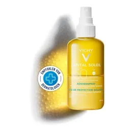 Vichy Capital Soleil pršilo za sončenje + hialuronska kislina LSF 50, 200 ml