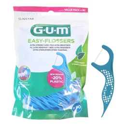 GUM Zobna nitka Easy-Flossers vklj. držalo, 90 kosov