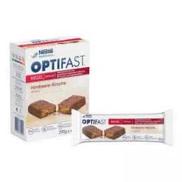 OPTIFAST Ploščica malina-češnja, 6X65 g