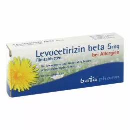 LEVOCETIRIZIN beta 5 mg filmsko obložene tablete, 20 kom